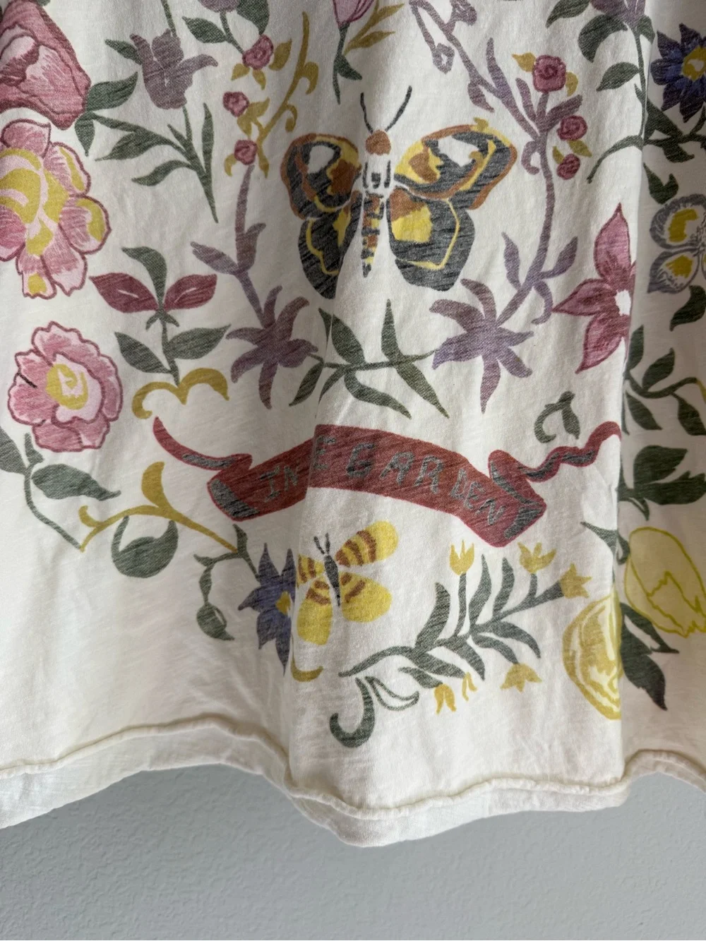 Free people the Bureau secret garden tee